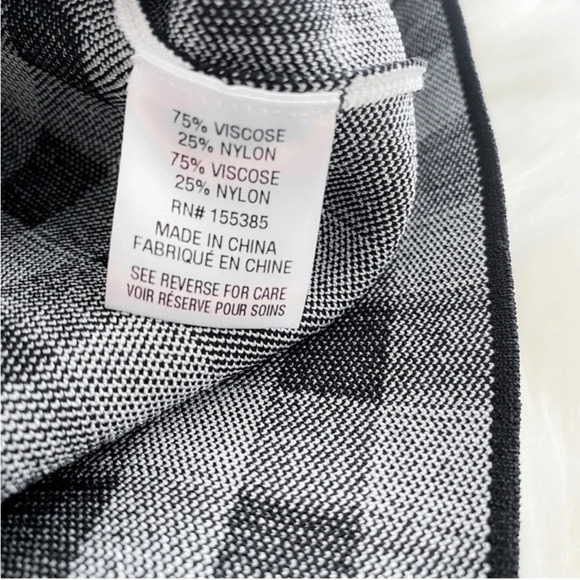 Ronny Kobo Midori Gingham Bodycon Mini Dress White Gray Checker Checked S - Picture 8 of 12